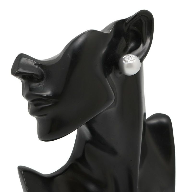 シャネル ピアス ココマーク ビックパール フェイクパール B25 C ABE983 CHANEL アクセサリー