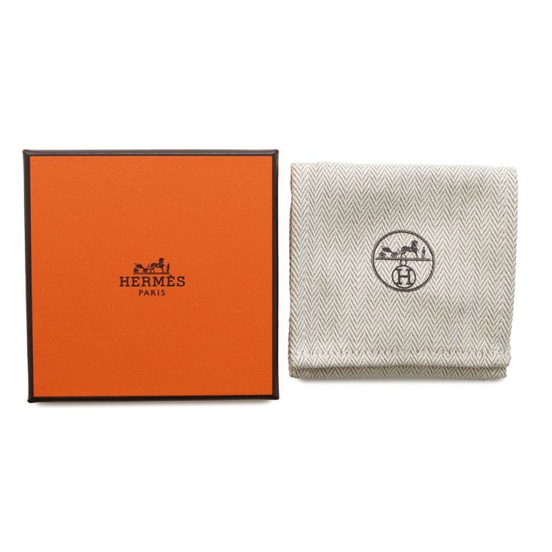 エルメス ブレスレット ルリ ドゥブルトゥール エトゥープ/ピンクゴールド金具 スイフト サイズT3