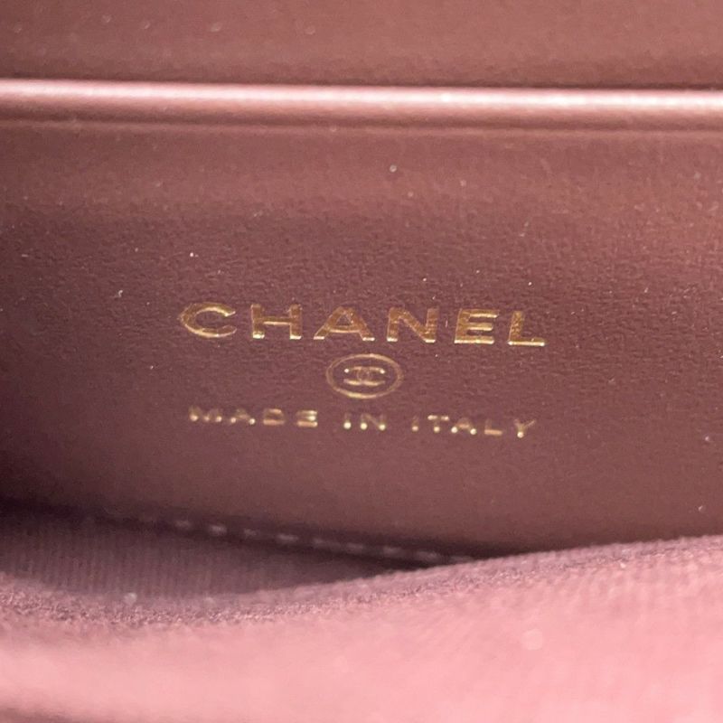 シャネル コインケース マトラッセ ココマーク L字ファスナー キャビアスキン AP3999 財布 カードケース 黒