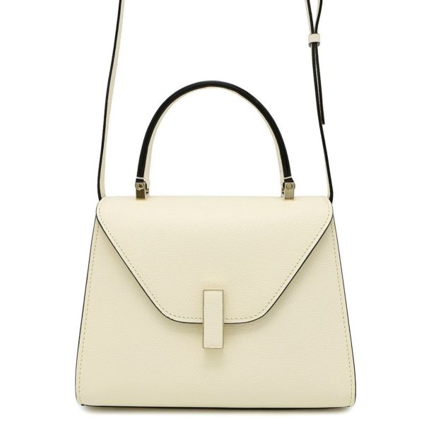 ヴァレクストラ ハンドバッグ イジィデ ミニ ソフトカーフレザー WBES0036028LOC99WW Valextra 2way 白