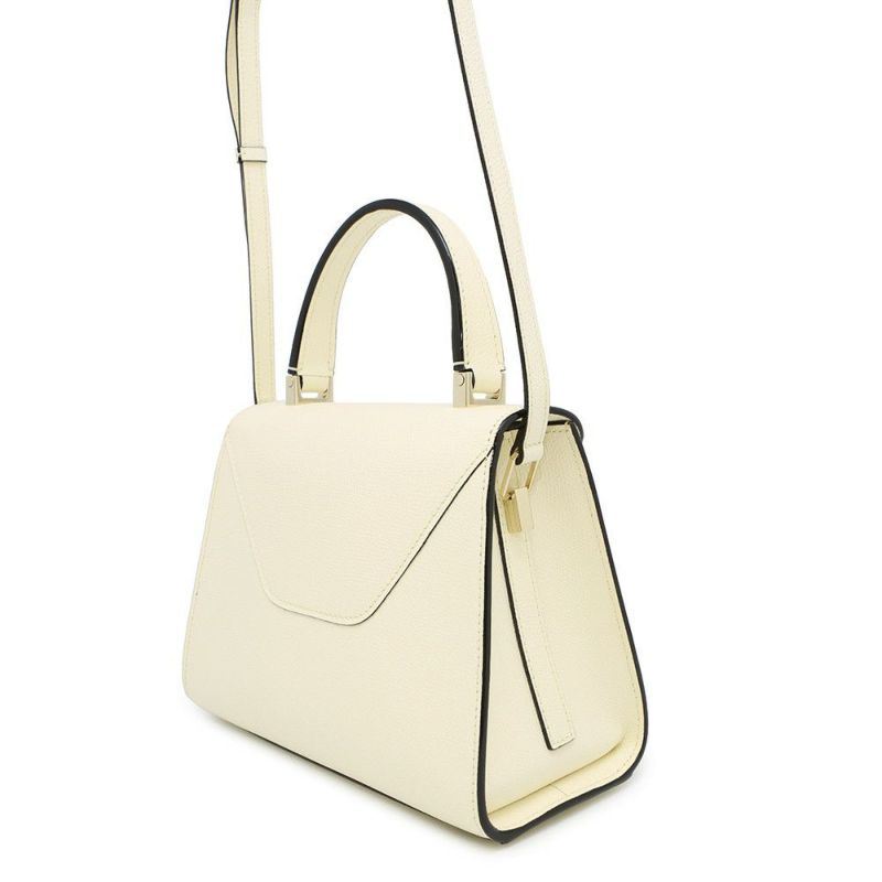 ヴァレクストラ ハンドバッグ イジィデ ミニ ソフトカーフレザー WBES0036028LOC99WW Valextra 2way 白