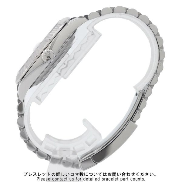 ロレックス デイトジャスト41 SS/K18WG 126334 ROLEX 腕時計 白文字盤 ローマン