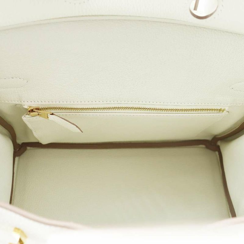 エルメス バーキン25 マッシュルーム/ゴールド金具 トゴ B刻印 HERMES Birkin ハンドバッグ