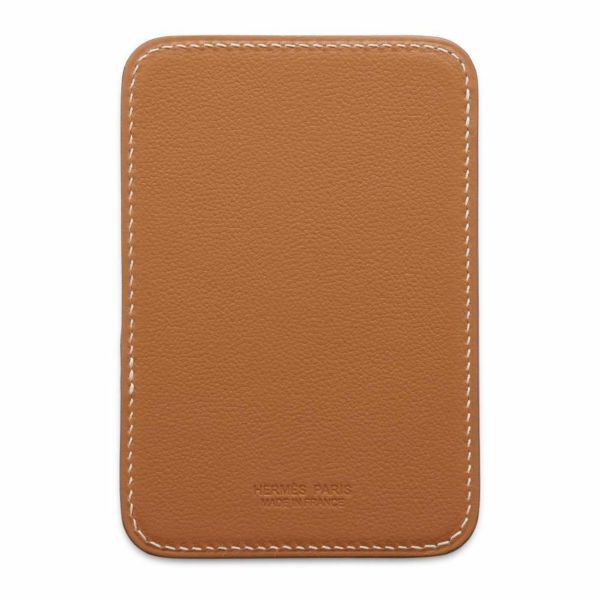 エルメス カードケース マグセーフ エマン シュヴァル ゴールド スイフト B刻印 iPhoneアクセサリー