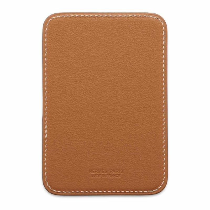 エルメス カードケース マグセーフ エマン シュヴァル ゴールド スイフト B刻印 iPhoneアクセサリー