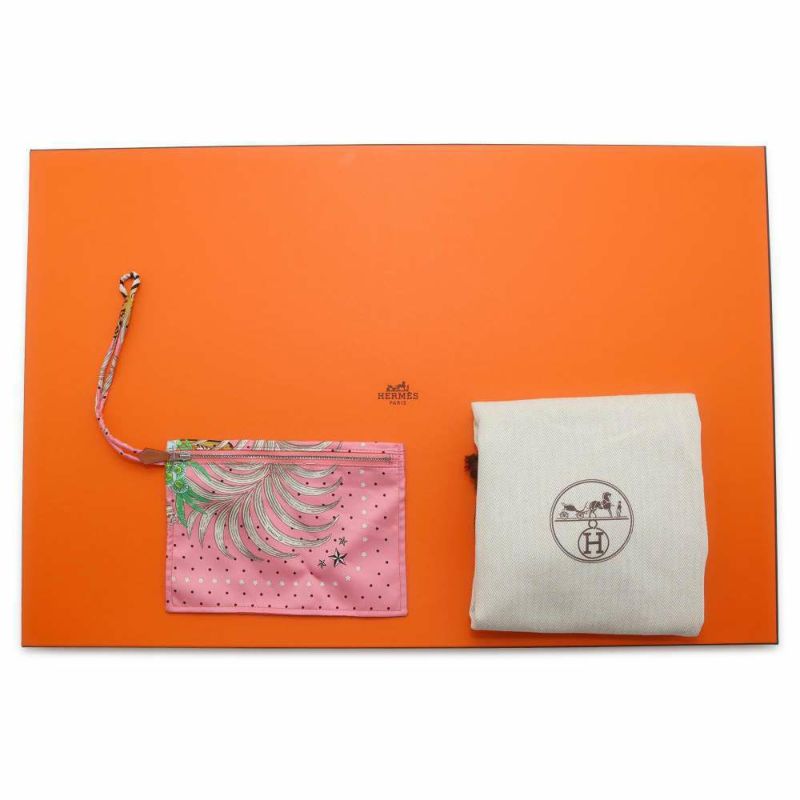 エルメス シルキーシティGM 王者の虎 フルリ ローズコンフェッティ/ゴールド/シルバー金具 シルク/スイフト Y刻印