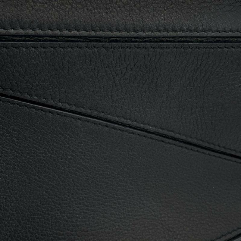 ロエベ ハンドバッグ パズルバッグ スモール クラシックカーフレザー A510P60X41 LOEWE 2way 黒