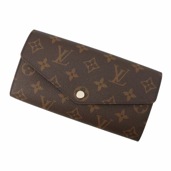 ルイヴィトン 長財布 モノグラム ポルトフォイユ・サラ NM M83580 LOUIS VUITTON ブルーオランプ