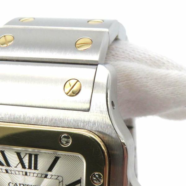 カルティエ サントスガルべ W20058C4 Cartier 腕時計 シルバー文字盤