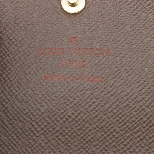 ルイヴィトン キーケース 6連 ダミエ・エベヌ ミュルティクレ6 N62630 ブラウン ヴィトン 新型金具