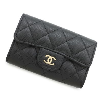 CHANEL】シャネル ココマーク 名刺入れ カードケース キャビア