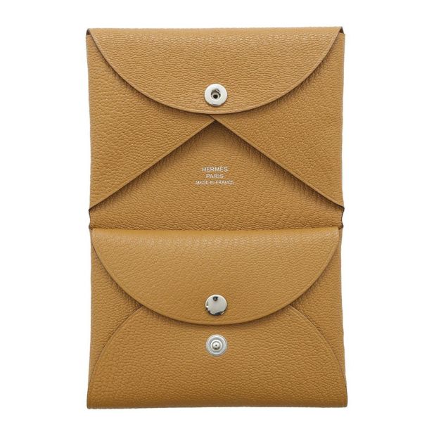 エルメス コインケース カルヴィ デュオ セサミ/シルバー金具