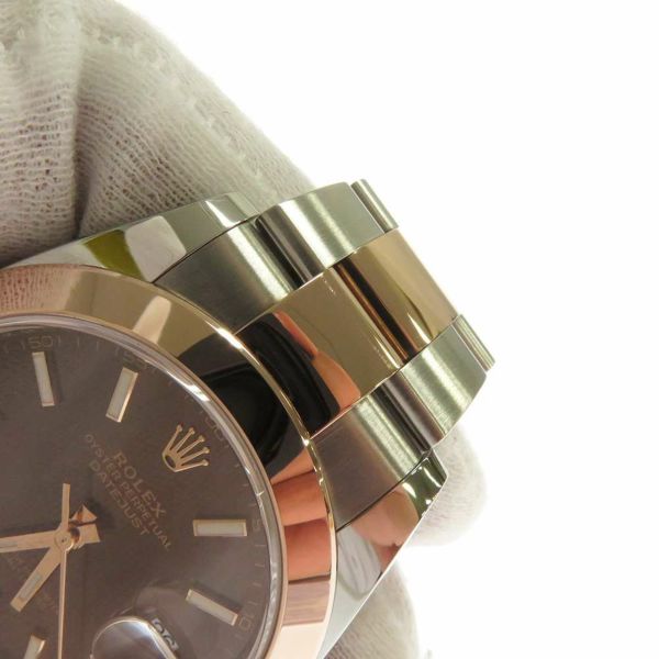 ロレックス デイトジャスト 126301 ROLEX 腕時計 チョコレート文字盤