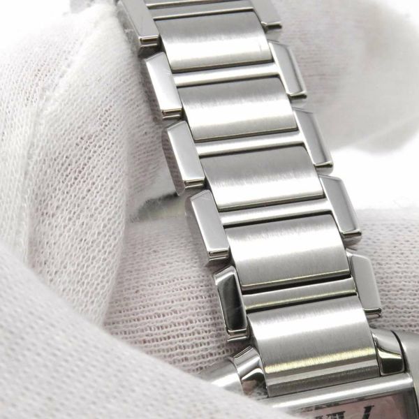 カルティエ タンクフランセーズ W51028Q3 Cartier 腕時計 ピンクシェル文字盤 レディース