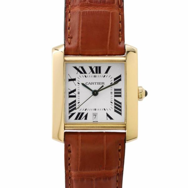 カルティエ タンク フランセーズ LM W51002Q3 Cartier 腕時計 シルバー文字盤