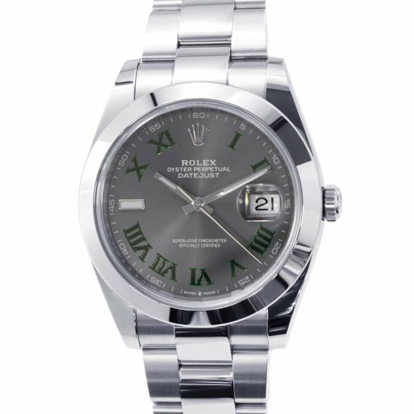 ロレックス デイトジャスト 126300 ROLEX 腕時計 スレート文字盤
