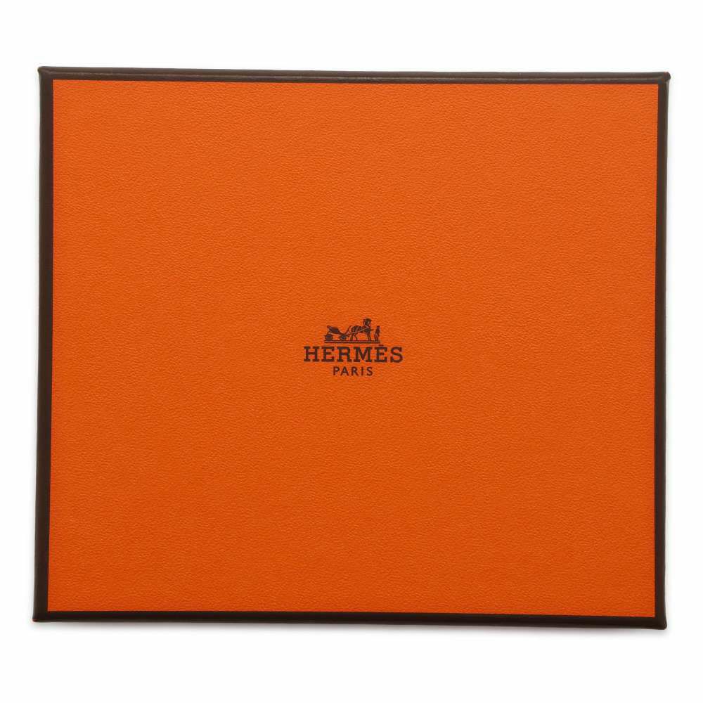 エルメス コインケース アザップコンパクト シルクイン エトゥープ/シルバー金具 ヴォーエプソン U刻印