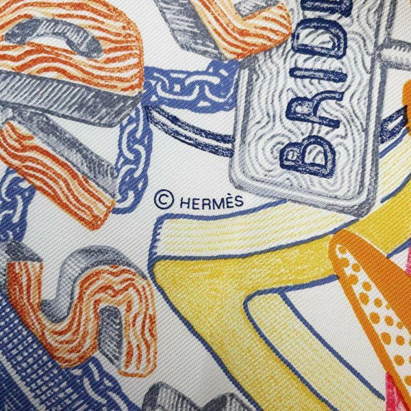 エルメス スカーフ カレ45 ガヴロッシュ シュヴァロスコープ・ネオン HERMES 2023春夏