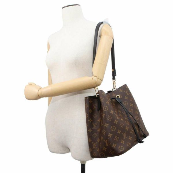 ルイヴィトン ショルダーバッグ モノグラム ネオノエ M44020 LOUIS VUITTON 2wayショルダーバッグ 黒 ブラック