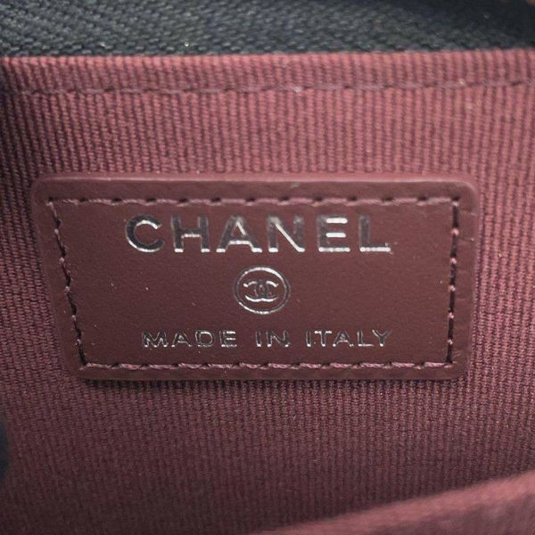 シャネル コインケース マトラッセ ココマーク キャビアスキン クラシック ジップ AP0216 CHANEL 財布 カードケース 黒