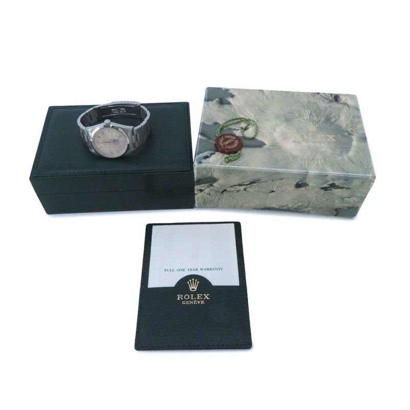 ロレックス エアキング ドミノピザ S番 14000 ROLEX 腕時計 シルバー文字盤