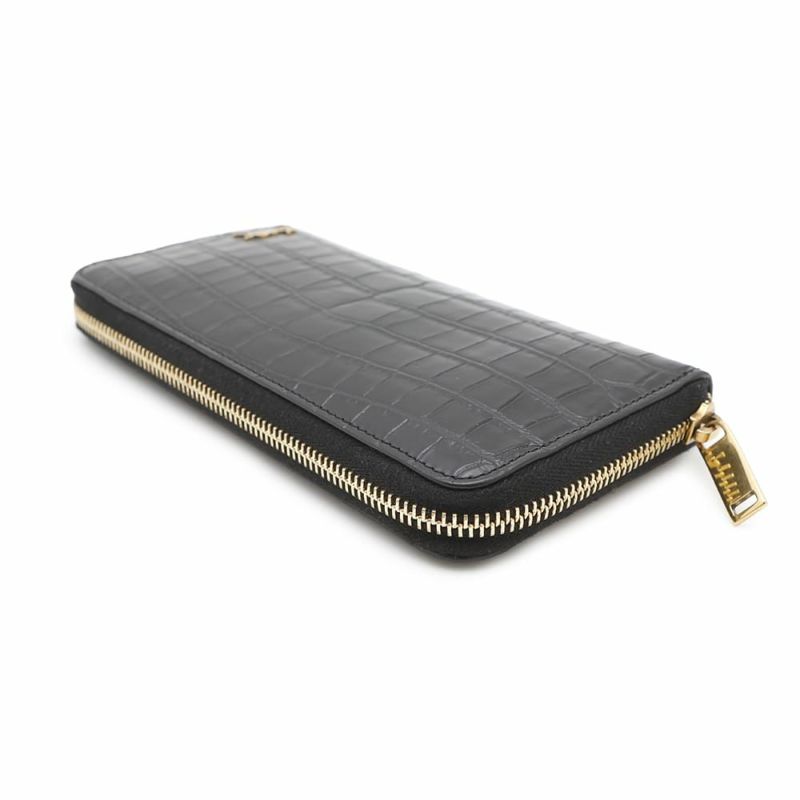 サンローランパリ 長財布 タイニーカサンドラ ラウンドファスナー 630201 SAINT LAURENT PARIS 黒