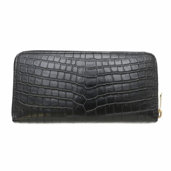 サンローランパリ 長財布 タイニーカサンドラ ラウンドファスナー 630201 SAINT LAURENT PARIS 黒