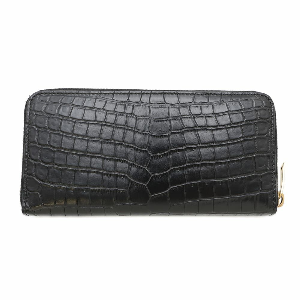 サンローランパリ 長財布 タイニーカサンドラ ラウンドファスナー 630201 SAINT LAURENT PARIS 黒