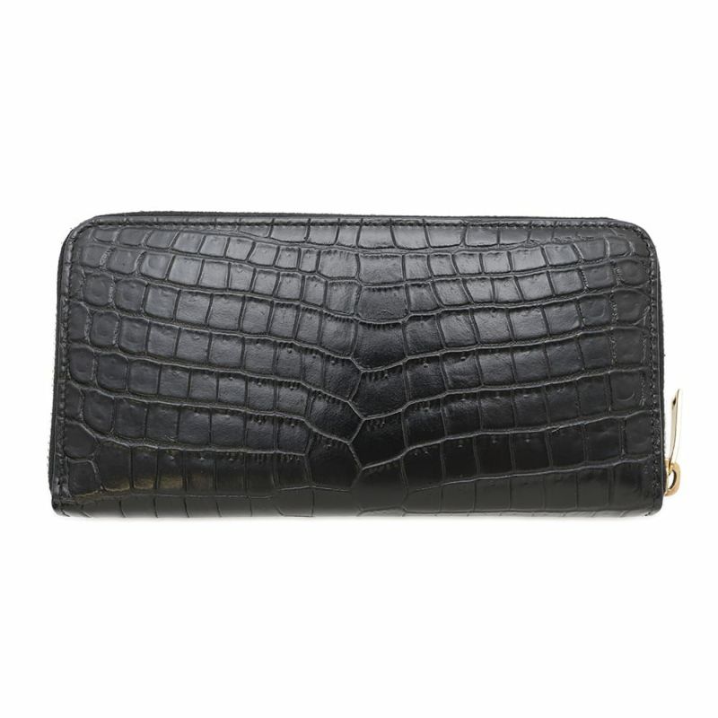 サンローランパリ 長財布 タイニーカサンドラ ラウンドファスナー 630201 SAINT LAURENT PARIS 黒