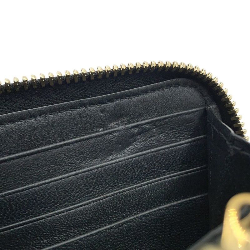 サンローランパリ 長財布 タイニーカサンドラ ラウンドファスナー 630201 SAINT LAURENT PARIS 黒