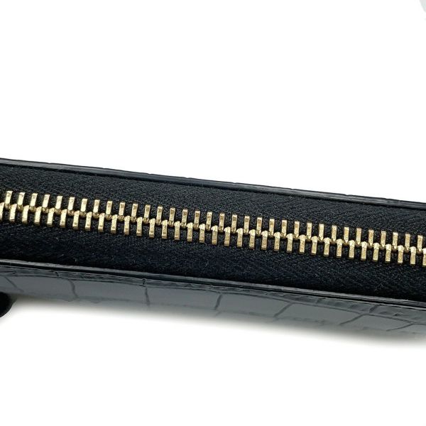 サンローランパリ 長財布 タイニーカサンドラ ラウンドファスナー 630201 SAINT LAURENT PARIS 黒