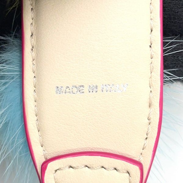 フェンディ ハンドストラップ ストラップユー ミニ ファー レザー FENDI