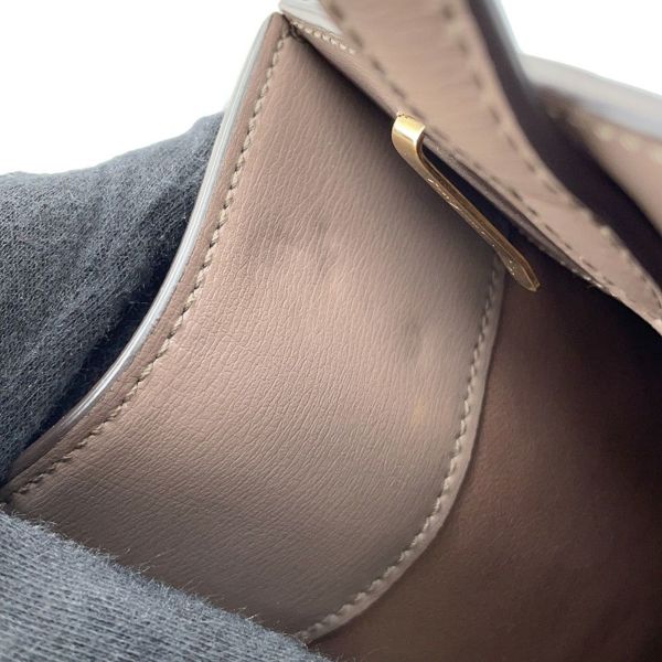 フェラガモ ハンドバッグ ヴァラ トップハンドル スプリットカーフレザー 21I290 Ferragamo 2way ブラウン