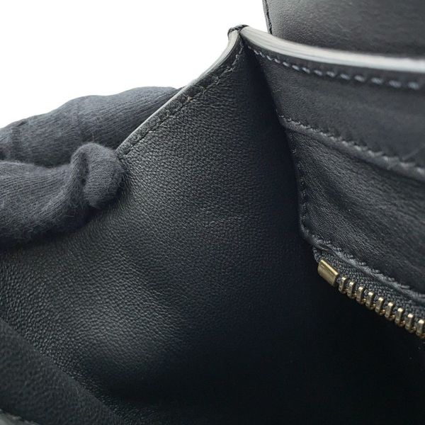 セリーヌ ハンドバッグ ラゲージ マイクロショッパー レザー 167793 CELINE 黒