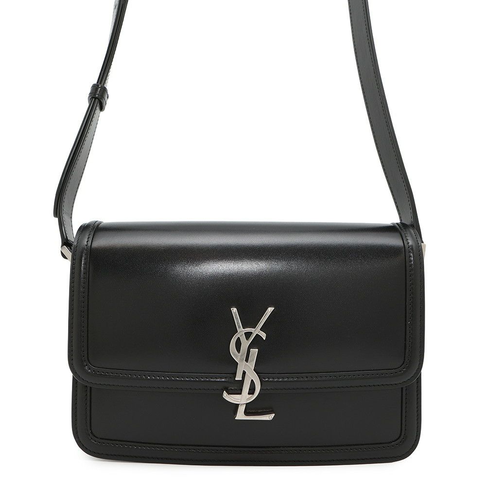 サンローランパリ ショルダーバッグ ソルフェリーノ ミディアム レザー 711039 SAINT LAURENT PARIS 黒