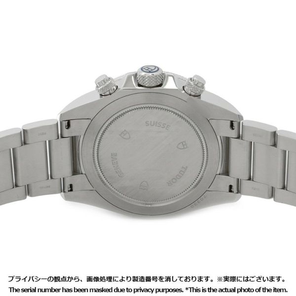 チュードル ヘリテージ クロノグラフ 70330B TUDOR チューダー 腕時計 オパライン/ブルー文字盤