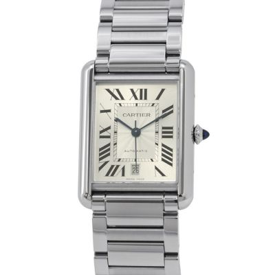 カルティエ タンク マスト XL WSTA0053 Cartier 腕時計 シルバー文字盤 安心保証