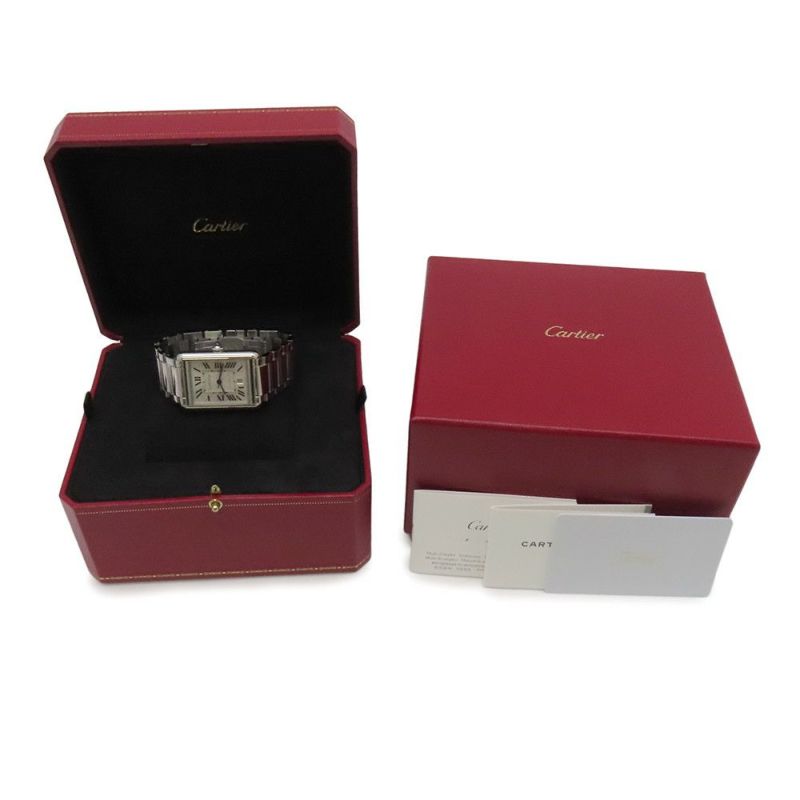 カルティエ タンク マスト XL WSTA0053 Cartier 腕時計 シルバー文字盤