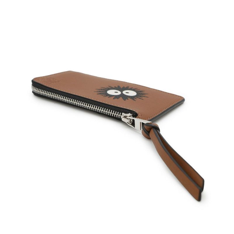 ロエベ カードケース スタジオジブリ 千と千尋の神隠し まっくろくろすけ C643Z40X01 コインケース フラグメントケース 黒