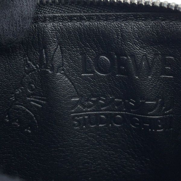 ロエベ カードケース スタジオジブリ 千と千尋の神隠し まっくろくろすけ C643Z40X01 コインケース フラグメントケース 黒