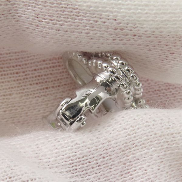 ヴァンクリーフ&アーペル ピアス ヴィンテージ アルハンブラ イヤリング マザーオブパール K18WGホワイトゴールド VCARF48600