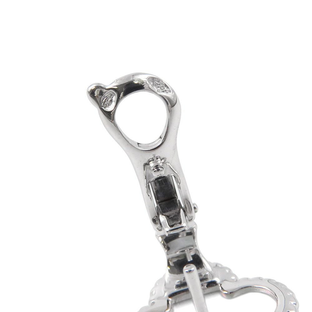 ヴァンクリーフ&アーペル ピアス ヴィンテージ アルハンブラ イヤリング マザーオブパール K18WGホワイトゴールド VCARF48600