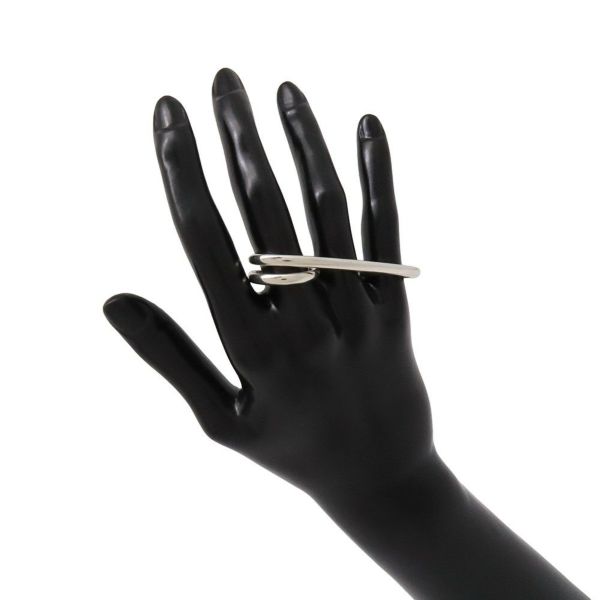 エルメス リング シェーヌダンクル パンク トリプル Chaine d'Ancre SV925シルバー リングサイズ57 HERMES 指輪