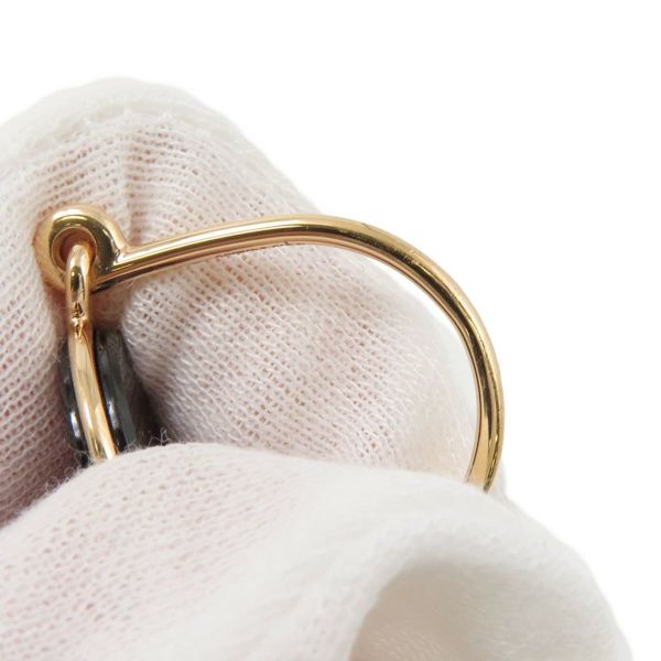 エルメス リング エクスリブリス リング ブラックジェイド 1P 5.42ct K18PGピンゴールド リングサイズ52 HERMES 指輪