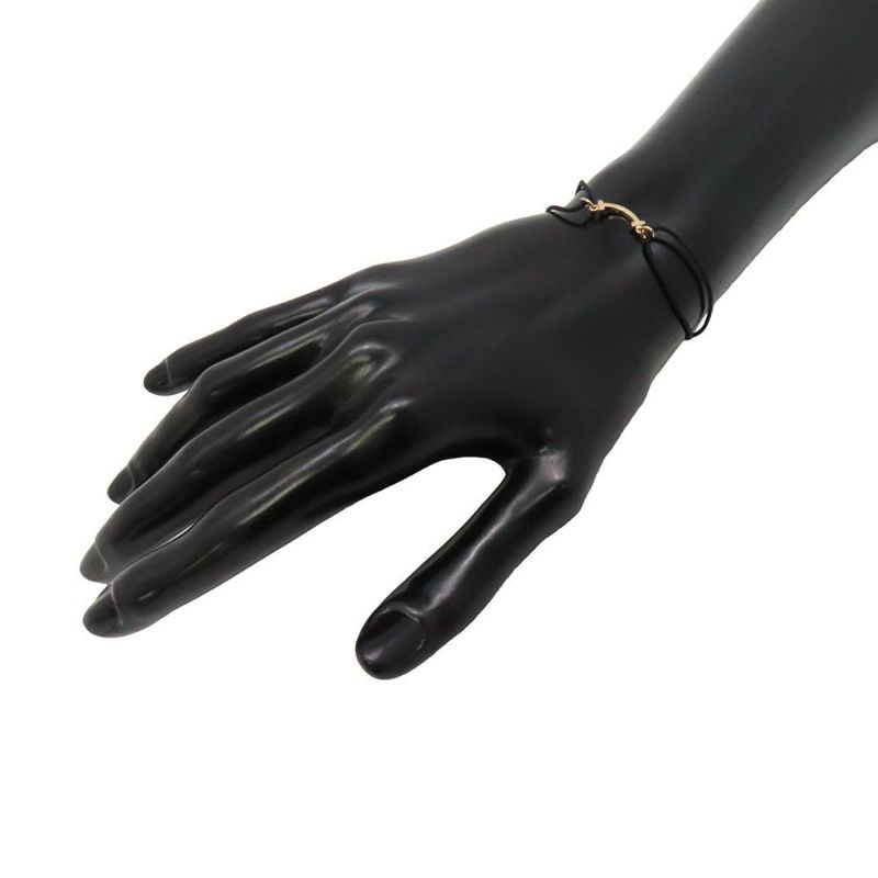 ティファニー ブレスレット Tスマイル K18PGピンクゴールド オンライン限定 71393968 Tiffany&Co. ブラックコード