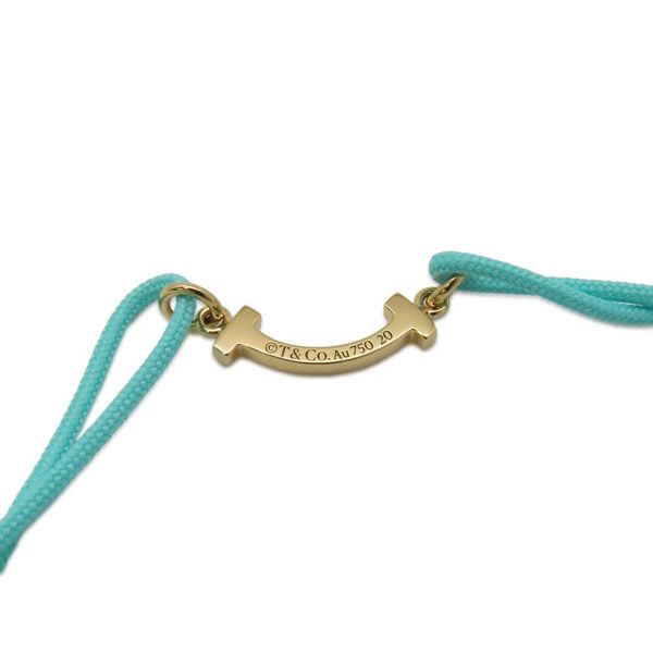 ティファニー ブレスレット Tスマイル K18YGイエローゴールド オンライン限定 71394085 Tiffany&Co. ブルーコード