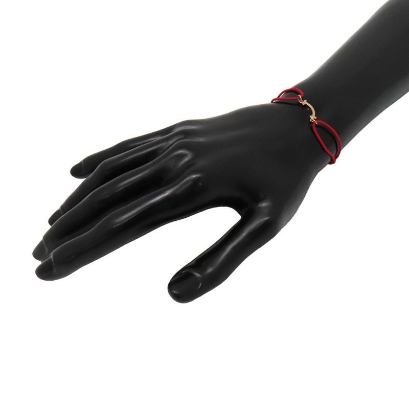 ティファニー ブレスレット Tスマイル K18PGピンクゴールド オンライン限定 74862993 Tiffany&Co. レッドコード