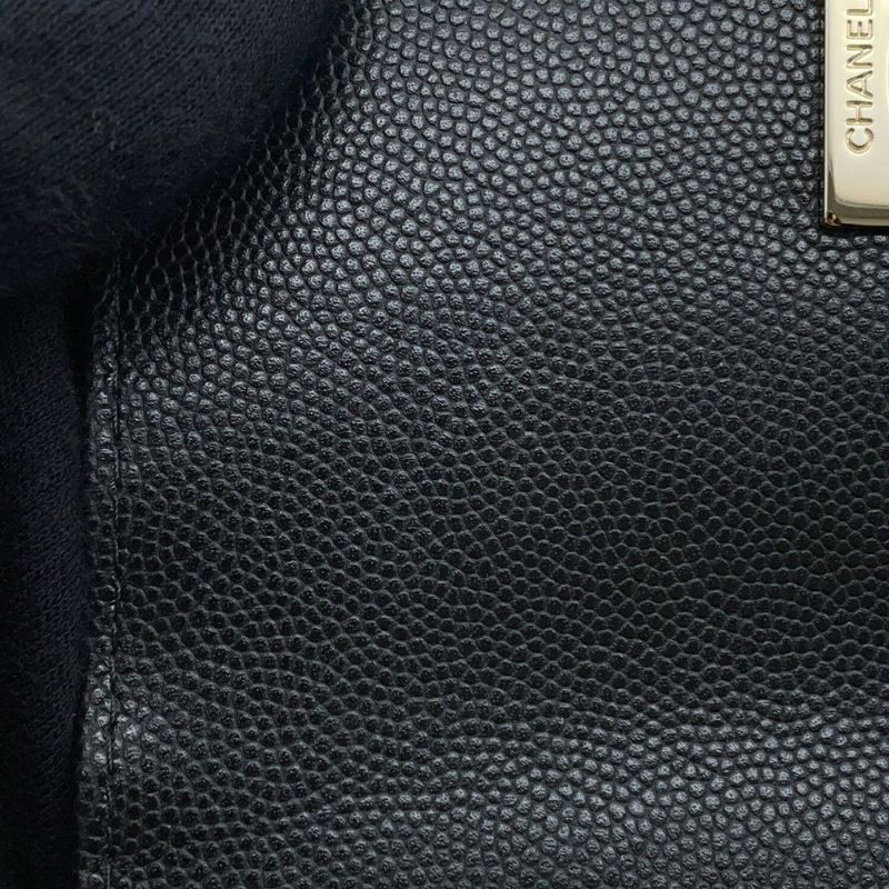 シャネル ハンドバッグ マトラッセ ココハンドル ミニミニ キャビアスキン AP4244 2wayチェーンショルダーバッグ 黒