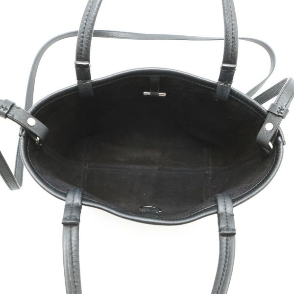 ザ ロウ ハンドバッグ パークトート スモール W1199 THE ROW 2wayショルダーバッグ 黒