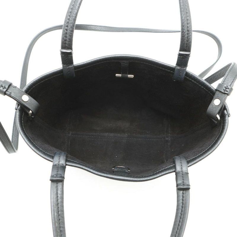 ザ ロウ ハンドバッグ パークトート スモール W1199 THE ROW 2wayショルダーバッグ 黒